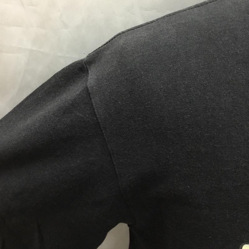 ステューシー STUSSY Tシャツ 半袖 半袖カットソー プリントTシャツ クルーネックカットソー M プリント 黒 / ブラック /  メンズ USED 古着 中古 10120255