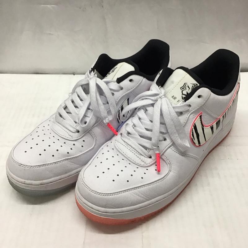 ナイキ NIKE スニーカー スニーカー CW3919-100 AIR FORCE 1 07 QS SOUTH KOREA 韓国 27.5cm 27.5cm ロゴ、文字 白 / ホワイト / X 黒 / ブラック / X 桃 / ピンク / X 水色 / ライトブルー /  メンズ USED 古着 中古 10114527