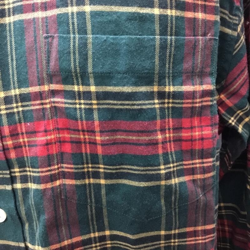 エディーバウアー Eddie Bauer シャツ、ブラウス 長袖 長袖シャツ カラーシャツ ポケットシャツ 長袖カットソー チェックシャツ M チェック マルチカラー / マルチカラー /  メンズ USED 古着 中古 10114808