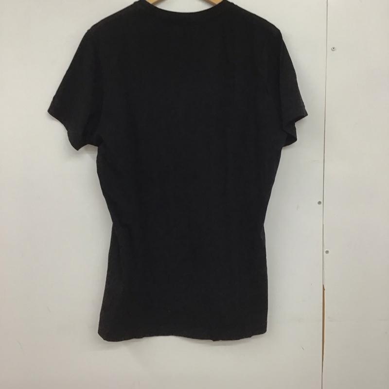 ディーゼル DIESEL Tシャツ 半袖 半袖カットソー プリントTシャツ クルーネックカットソー L ロゴ、文字 黒 / ブラック /  メンズ USED 古着 中古 10148987