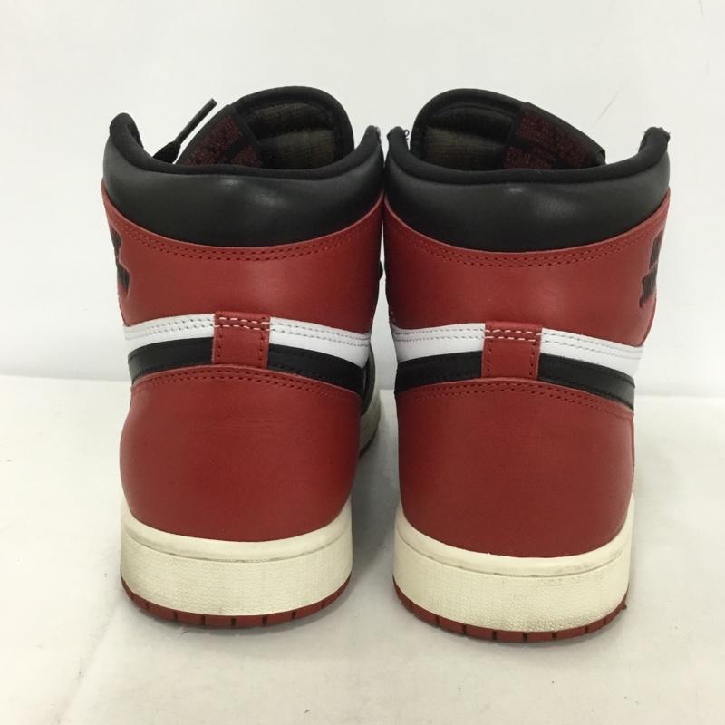 ナイキ NIKE スニーカー スニーカー DZ5485-106 AIR JORDAN 1 RETRO HIGH OG 28cm 箱有 28.0cm ロゴ、文字 白 / ホワイト / X 黒 / ブラック / X 赤 / レッド /  メンズ USED 古着 中古 10137372