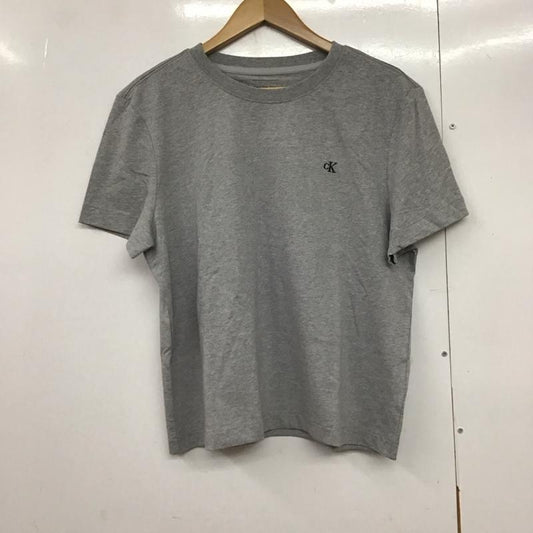 カルバン・クライン Calvin Klein Tシャツ 半袖 L 無地 灰 / グレー /  レディース USED 古着 中古 10140649