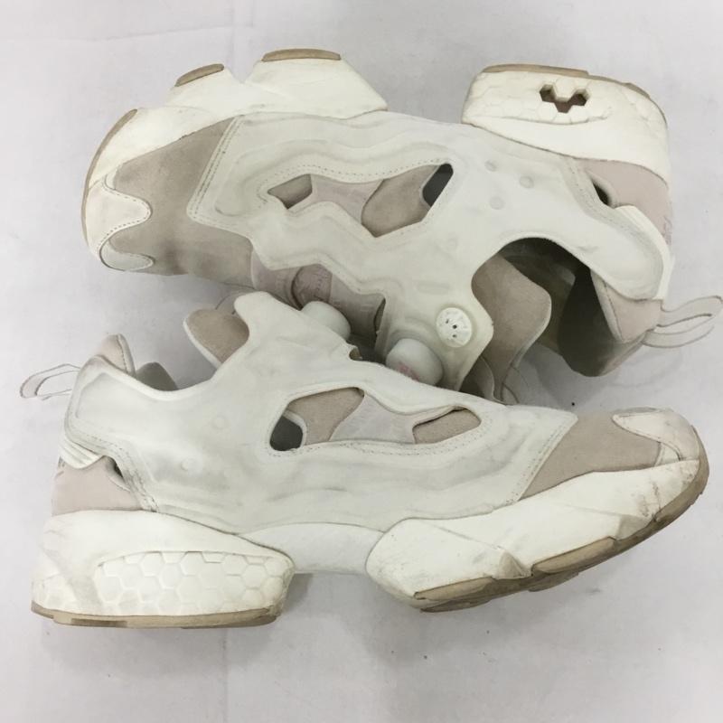 リーボック Reebok スニーカー スニーカー GY1852 INSTAPUMP FURY OG 25.5cm 25.5cm ロゴ、文字 白 / ホワイト / X 桃 / ピンク /  メンズ USED 古着 中古 10131830