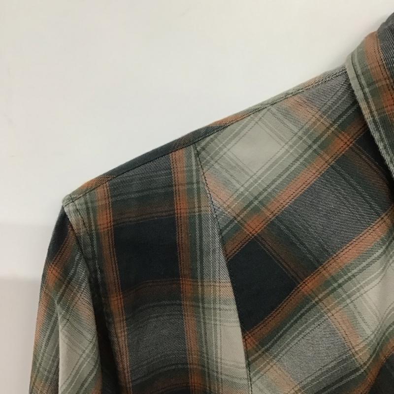 ユニクロ UNIQLO シャツ、ブラウス 長袖 332-072012 アンダーカバー コラボチェックシャツ L チェック マルチカラー / マルチカラー /  メンズ USED 古着 中古 10141106