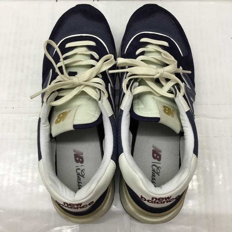 ニューバランス New Balance スニーカー スニーカー U574LGBB 27cm 27.0cm ロゴ、文字 紺 / ネイビー / X 白 / ホワイト /  メンズ USED 古着 中古 10117622