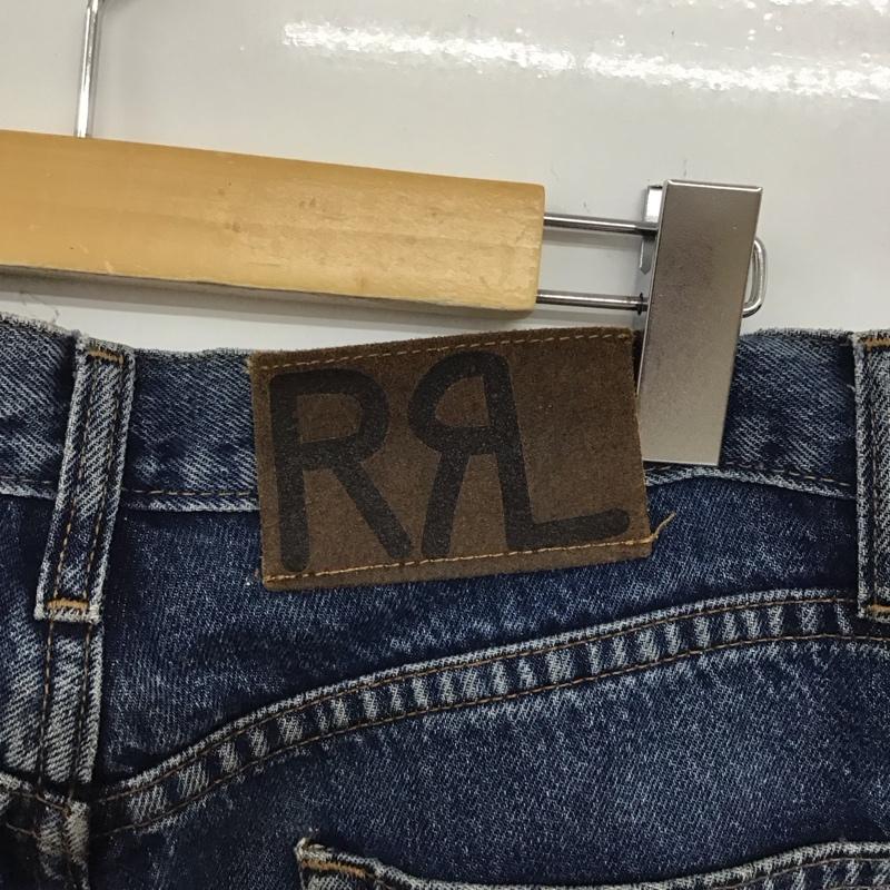 ダブルアールエル RRL パンツ デニム、ジーンズ デニムパンツ ワイドパンツ カジュアルパンツ 無地 インディゴ / インディゴ /  メンズ USED 古着 中古 10143461