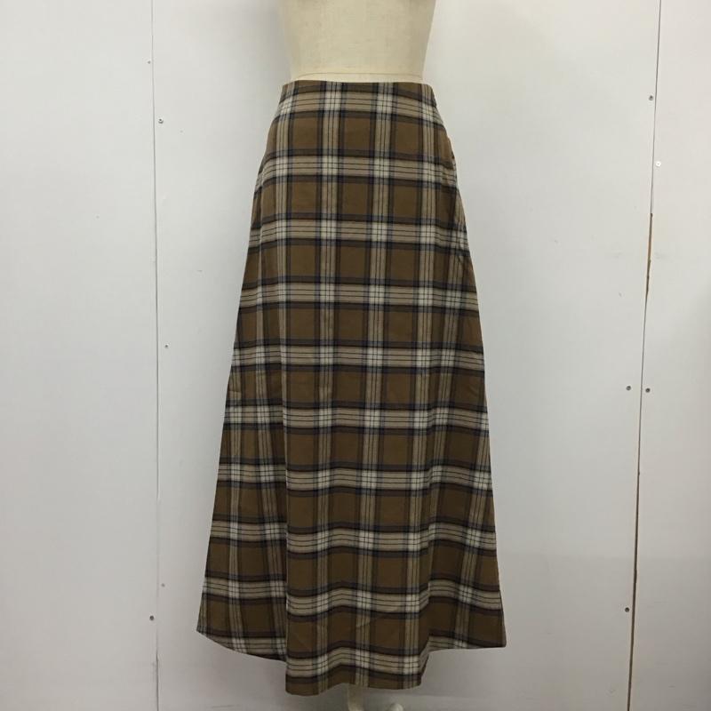 ローリーズファーム LOWRYS FARM スカート ロングスカート M チェック マルチカラー / マルチカラー /  レディース USED 古着 中古 10110337