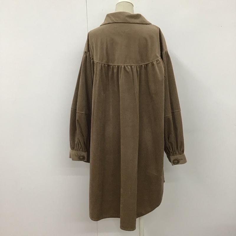 エヘカソポ ehka sopo コート コート一般 FREE 無地 茶 / ブラウン /  レディース USED 古着 中古 10109102