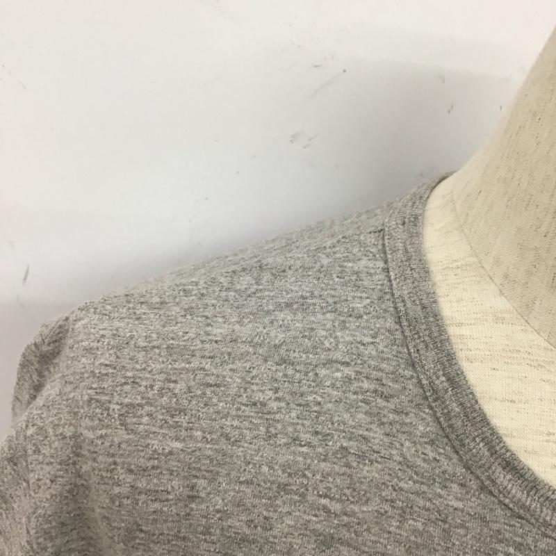 クーティー COOTIE Tシャツ 半袖 クルーネック バックプリント M ロゴ、文字 灰 / グレー /  メンズ USED 古着 中古 10107529