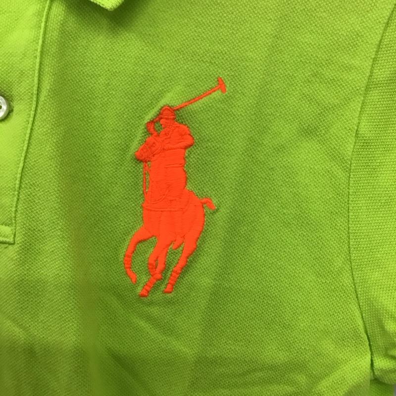 ポロラルフローレン POLO RALPH LAUREN ポロシャツ 半袖 半袖ポロシャツ カラーシャツ 半袖カットソー M ロゴ、文字 マルチカラー / マルチカラー /  レディース USED 古着 中古 10132958