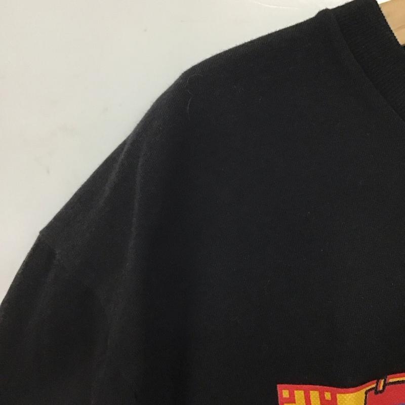 グラニフ graniph Tシャツ 半袖 半袖カットソー プリントTシャツ クルーネックカットソー XL プリント 黒 / ブラック /  メンズ USED 古着 中古 10145970