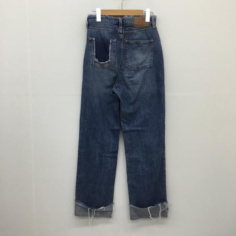 アリシアページボーイ alicia PAGEBOY パンツ デニム、ジーンズ 011-8339-832-805 PAGEBOY ロールアップデニム S 無地 インディゴ / インディゴ /  レディース USED 古着 中古 10130214