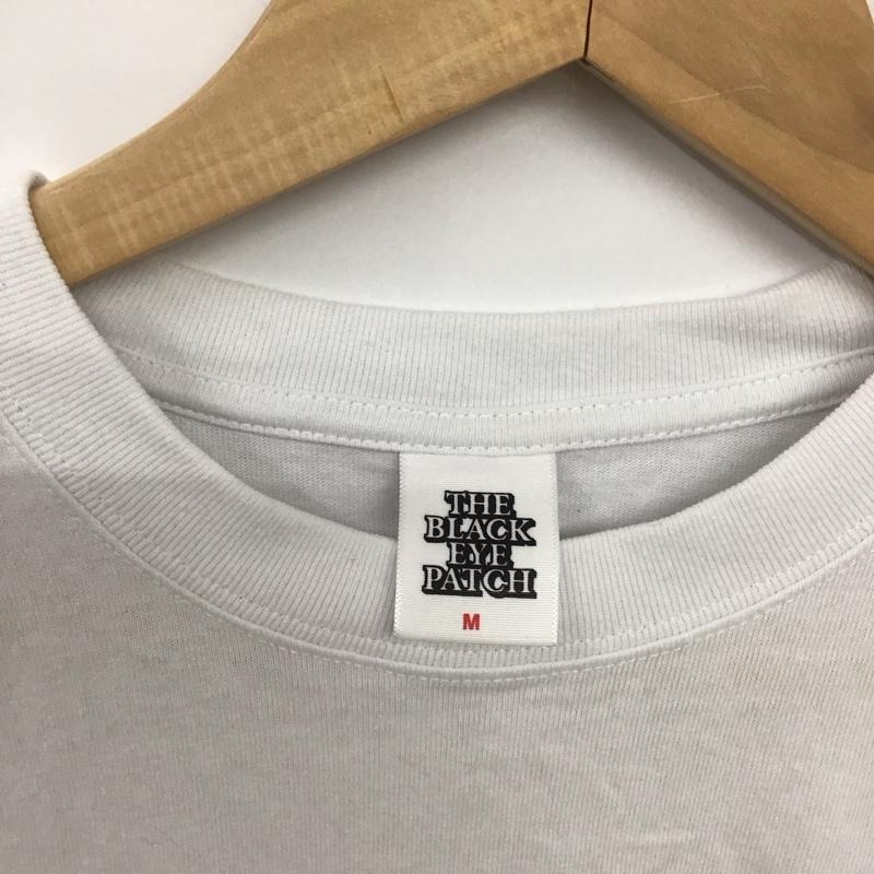古着 USED Tシャツ 半袖 POPYOURS THE BLACK EYE PATCH M ロゴ、文字 X プリント 白 / ホワイト /  メンズ USED 古着 中古 10134547