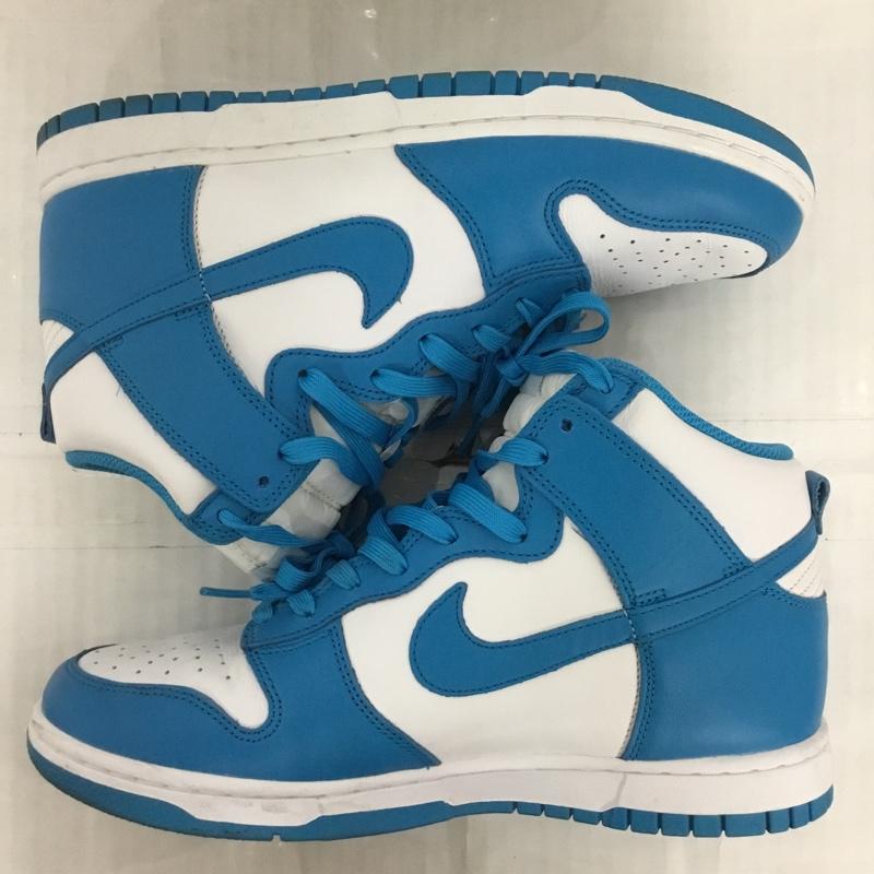 ナイキ NIKE スニーカー スニーカー DD1399-400 DUNK HI RETRO 26cm 箱有 26.0cm ロゴ、文字 白 / ホワイト / X 水色 / ライトブルー /  メンズ USED 古着 中古 10123984