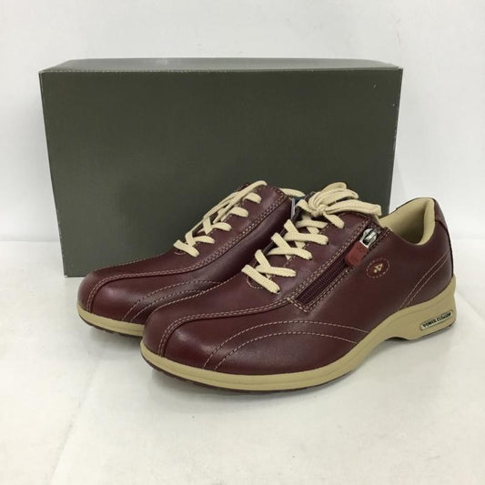 ヨネックス YONEX スニーカー スニーカー SHW-LC30 パワークッション 22.5cm ウォーキングシューズ 22.5cm ロゴ、文字 えんじ / ワインレッド /  レディース USED 古着 中古 10147932