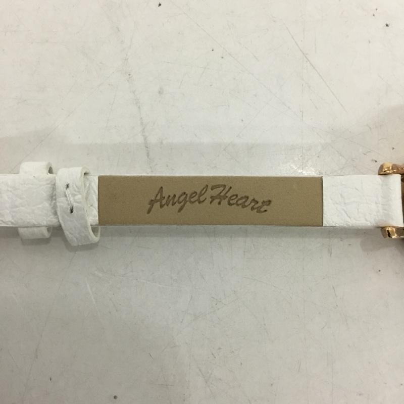 エンジェルハート ANGEL HEART 腕時計 アナログ（クォーツ式） ET21 レザーベルト ロゴ、文字 白 / ホワイト /  レディース USED 古着 中古 10135235