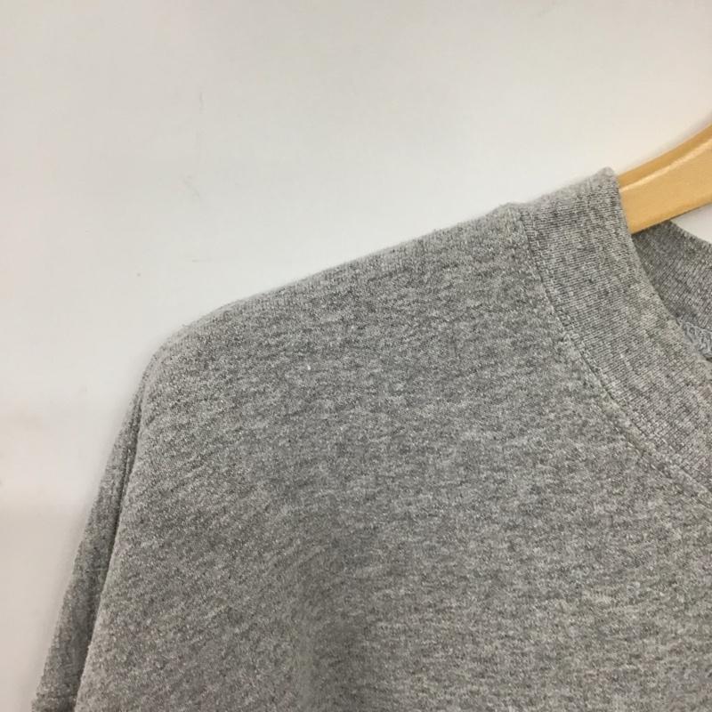 ギルダン GILDAN トレーナー 長袖 長袖トレーナー スウェット クルーネック プルオーバー 古着 L ロゴ、文字 灰 / グレー /  メンズ USED 古着 中古 10145308