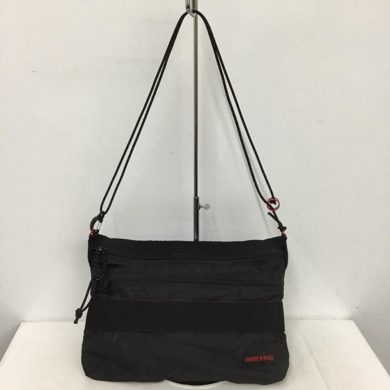 ブリーフィング BRIEFING ショルダーバッグ ショルダーバッグ サコッシュ ロゴ、文字 黒 / ブラック /  メンズ USED 古着 中古 10150588