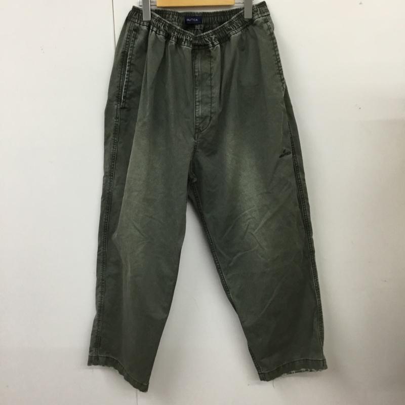 ノーティカ NAUTICA パンツ ワークパンツ、ペインターパンツ 241-1447 ボトム ワイドパンツ ワークパンツ XL 無地 カーキ / カーキ /  メンズ USED 古着 中古 10117578