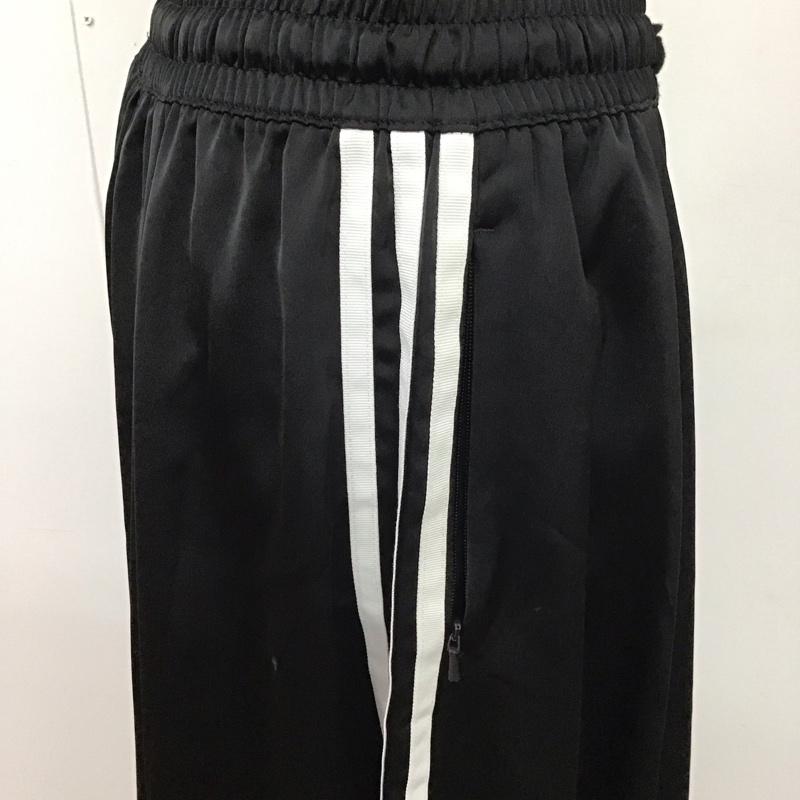 アディダスオリジナルス adidas originals スカート ロングスカート FL0039 LONGSATINSKIRT ロングスカート フレアスカート カジュアルスカート 無地 黒 / ブラック /  レディース USED 古着 中古 10117332