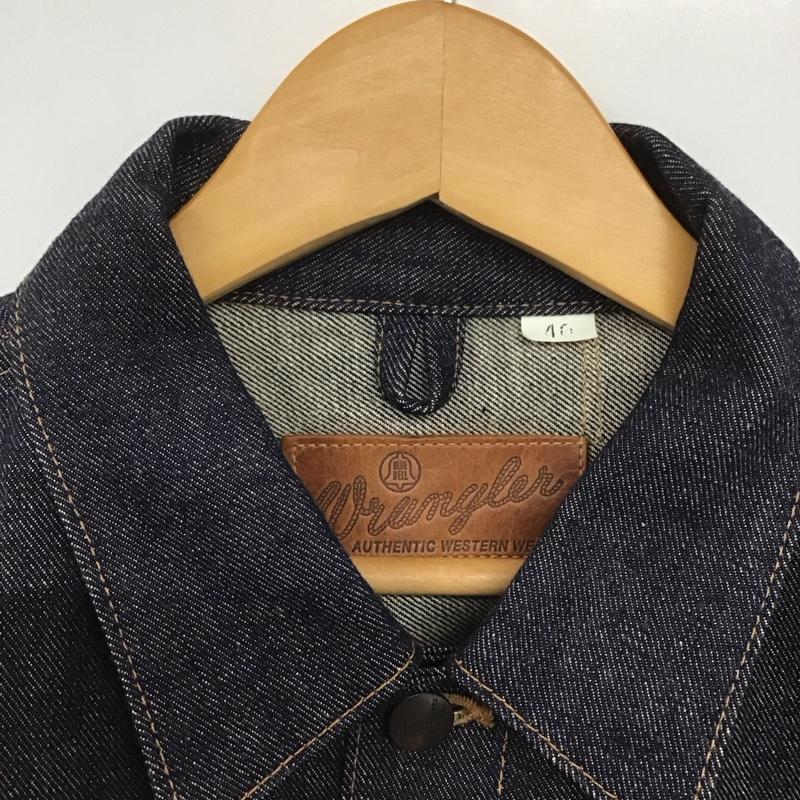 ラングラー Wrangler ジャケット、上着 ジャケット、ブレザー 11mj 復刻 日本製 デニムジャケット Gジャン 40 ロゴ、文字 インディゴ / インディゴ /  メンズ USED 古着 中古 10143227