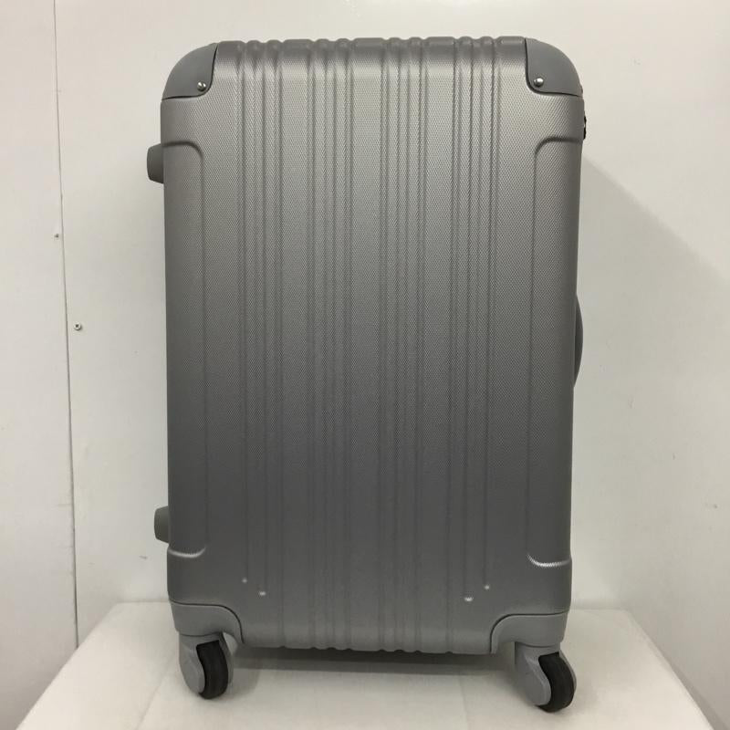 レジェンドウォーカー LEGEND WALKER スーツケース、トランク スーツケース、トランク 5082-55 エンボス加工ファスナータイプスーツケース キャリーケース 無地 銀 / シルバー /  メンズ USED 古着 中古 10132590