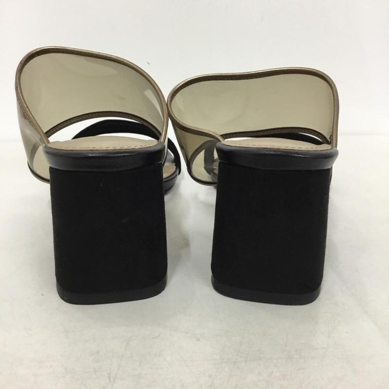 ランダ RANDA サンダル サンダル クリアミュールサンダル L 無地 黒 / ブラック /  レディース USED 古着 中古 10144835