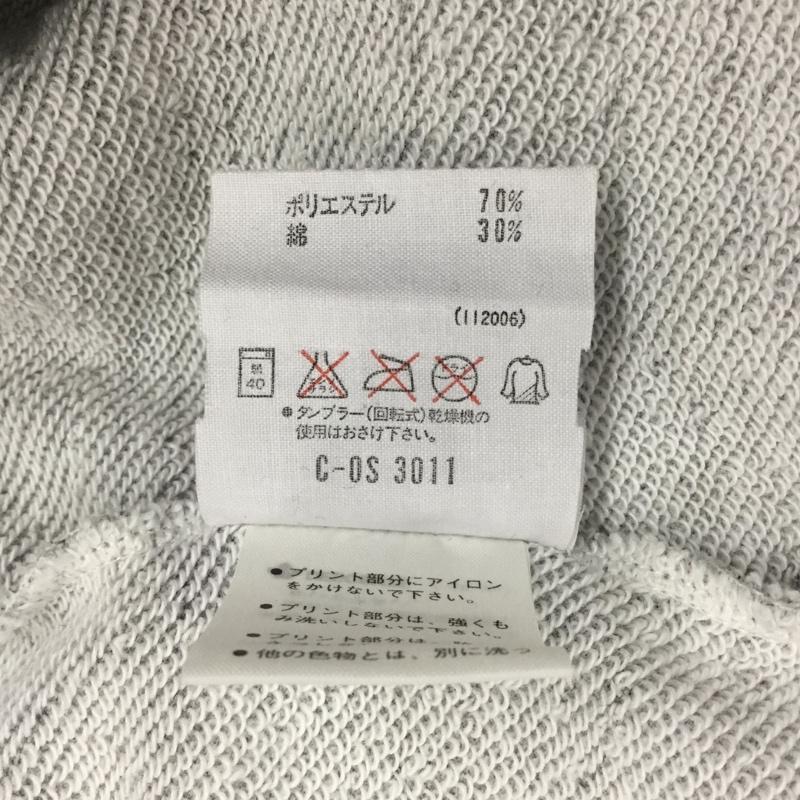 アディダス adidas パーカー 長袖 長袖 L ロゴ、文字 灰 / グレー /  メンズ USED 古着 中古 10121638