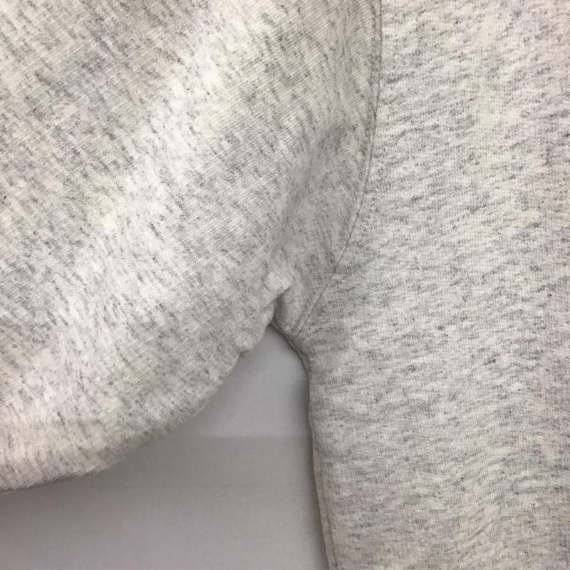 ローリーズファーム LOWRYS FARM カットソー 七分袖 FREE プリント X ロゴ、文字 灰 / グレー /  レディース USED 古着 中古 10142792