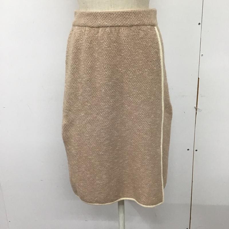 インデックス index スカート ひざ丈スカート S 無地 桃 / ピンク /  レディース USED 古着 中古 10124426