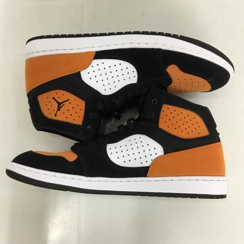 ナイキ NIKE スニーカー スニーカー AR3762-008 JORDAN ACCESS 29cm 29.0cm ロゴ、文字 黒 / ブラック / X 白 / ホワイト / X 橙 / オレンジ /  メンズ USED 古着 中古 10129093