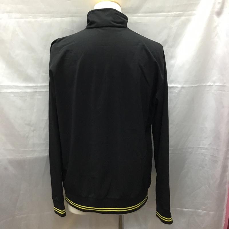 カーハート Carhartt ジャケット、上着 ジャケット、ブレザー ジップアップジャケット ジャージ カジュアルジャケット L ロゴ、文字 黒 / ブラック / X 黄 / イエロー /  メンズ USED 古着 中古 10110998