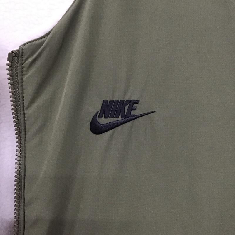 ナイキ NIKE ベスト ベスト DQ4879-133 フリースベスト リバーシブルベスト XXL 無地 白 / ホワイト / X カーキ / カーキ /  メンズ USED 古着 中古 10130174
