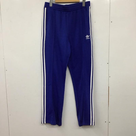 アディダス adidas パンツ ワークパンツ、ペインターパンツ klm63 ジャージ ワイドパンツ トラックパンツ XL ロゴ、文字 青 / ブルー /  メンズ USED 古着 中古 10136813