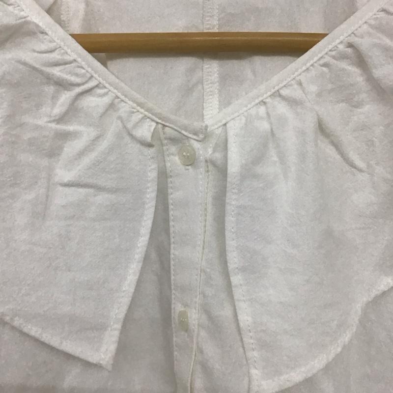 ローリーズファーム LOWRYS FARM シャツ、ブラウス 長袖 FREE 無地 白 / ホワイト /  レディース USED 古着 中古 10140343