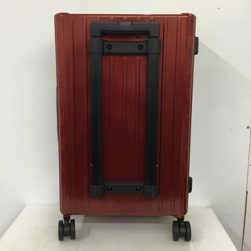 アンドフラット &.FLAT スーツケース、トランク スーツケース、トランク FL14-4-00001 折りたたみ ハードキャリーバッグ キャリーケース 箱有 ロゴ、文字 赤 / レッド /  メンズ USED 古着 中古 10137507