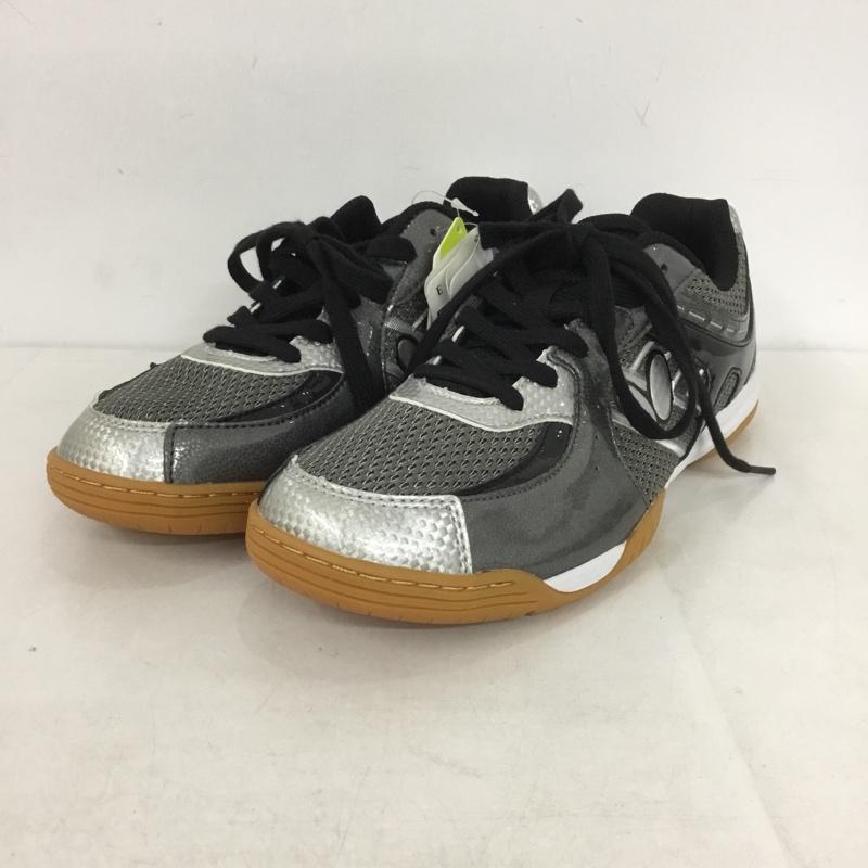 バタフライ BUTTERFLY スニーカー スニーカー NXB1300 93640 レゾライン サル 卓球シューズ 27cm 27.0cm ロゴ、文字 黒 / ブラック / X ダークグレー / ダークグレー /  メンズ USED 古着 中古 10142509