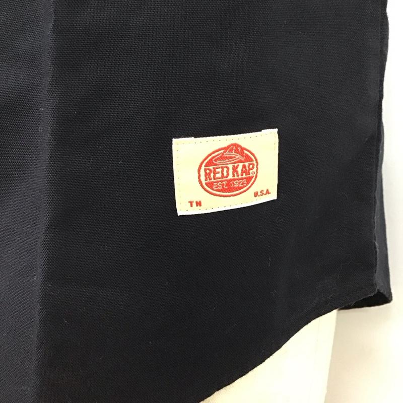レッドキャップ RED KAP シャツ、ブラウス 半袖 半袖シャツ カラーシャツ 半袖カットソー ボタンダウンシャツ L ロゴ、文字 黒 / ブラック /  メンズ USED 古着 中古 10120000