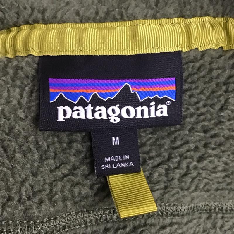 パタゴニア patagonia ベスト ベスト 22820fa17 ジップアップベスト フリースベスト ノースリーブカットソー M ロゴ、文字 カーキ / カーキ /  メンズ USED 古着 中古 10124202