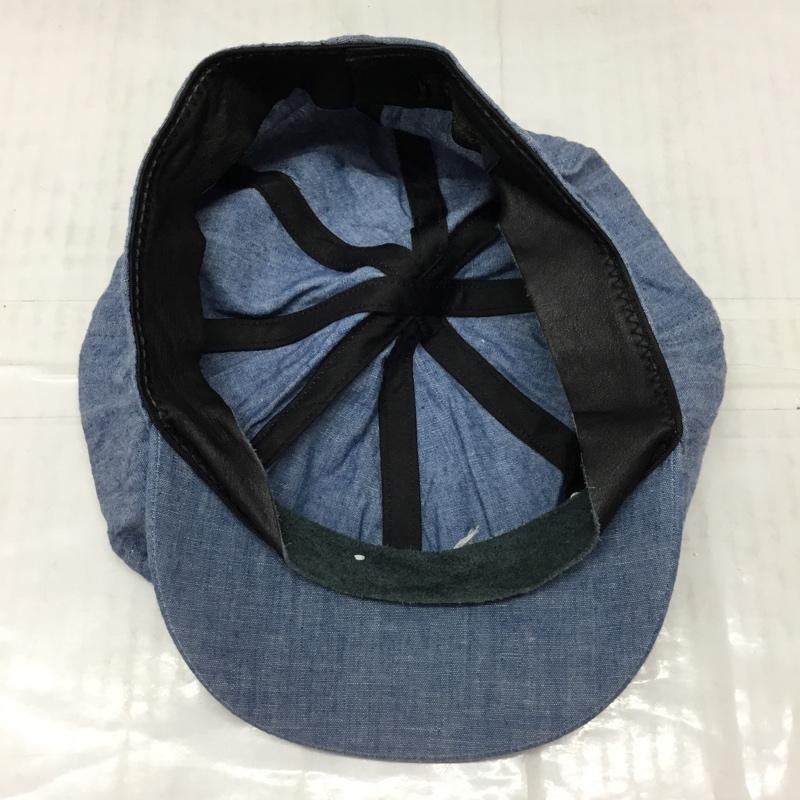 ダッパーズ DAPPER S 帽子 キャップ シャンブレー ロゴ、文字 水色 / ライトブルー /  メンズ USED 古着 中古 10111235