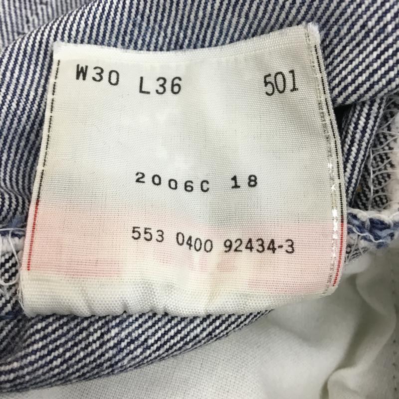 リーバイス Levi s パンツ デニム、ジーンズ USA製　00s 30インチ 無地 インディゴ / インディゴ /  レディース USED 古着 中古 10150937