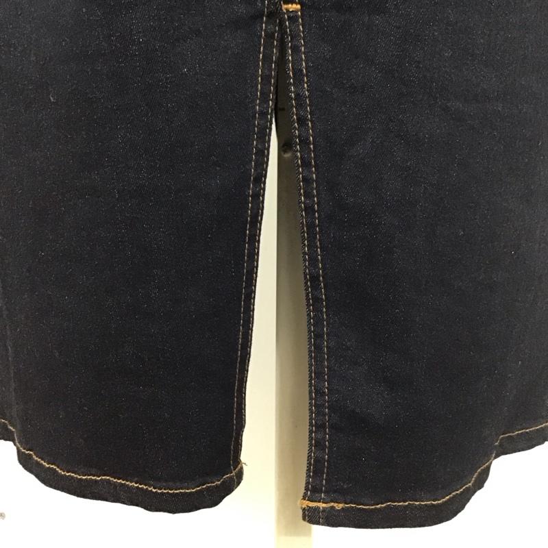 ジーナシス JEANASIS スカート ひざ丈スカート JS050198AD ひざ丈デニムスカート バックスリット タイトスカート FREE 無地 インディゴ / インディゴ /  レディース USED 古着 中古 10110239