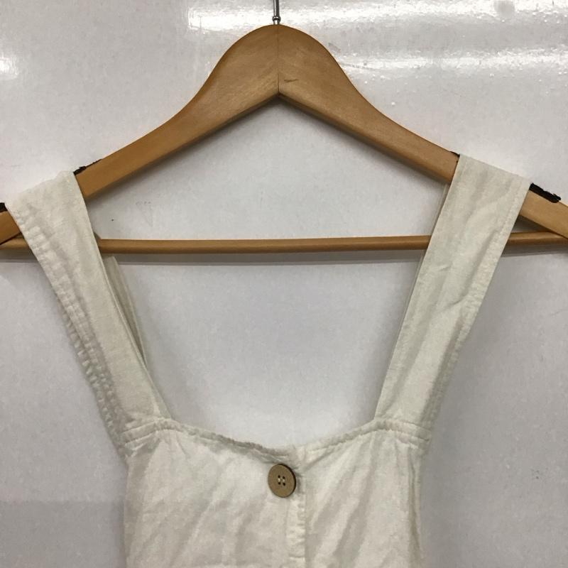 ザラ ZARA ワンピース ロングスカート M 無地 白 / ホワイト /  レディース USED 古着 中古 10128926