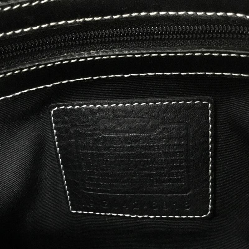 コーチ COACH ハンドバッグ ハンドバッグ G042-6818 シグネチャー 総柄 黒 / ブラック /  レディース USED 古着 中古 10136393