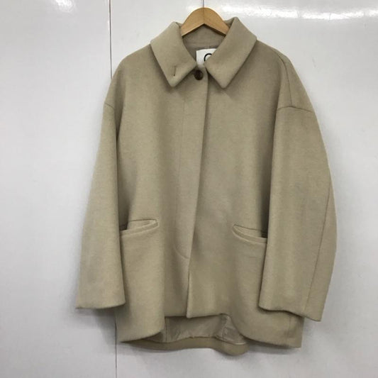 ユナイテッドアローズ UNITED ARROWS コート コート一般 9125-604-0017 MARW コクーンシルエット 38 無地 アイボリー / アイボリー /  レディース USED 古着 中古 10131092