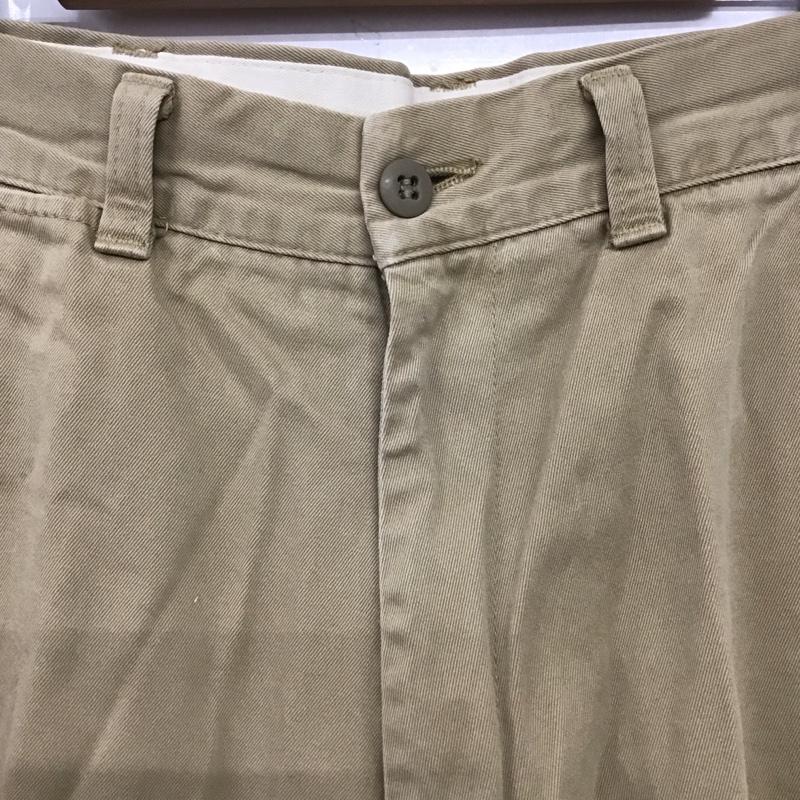 ショット schott パンツ チノパン チノパン ワイドパンツ カジュアルパンツ 33インチ 無地 ベージュ / ベージュ /  メンズ USED 古着 中古 10140462