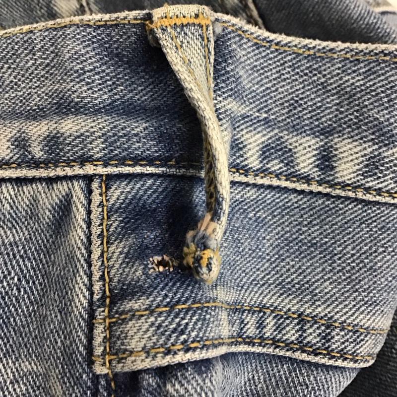 アベイシングエイプ A BATHING APE パンツ デニム、ジーンズ デニムパンツ スリムパンツ カジュアルパンツ ジーンズ S 無地 インディゴ / インディゴ /  メンズ USED 古着 中古 10111700