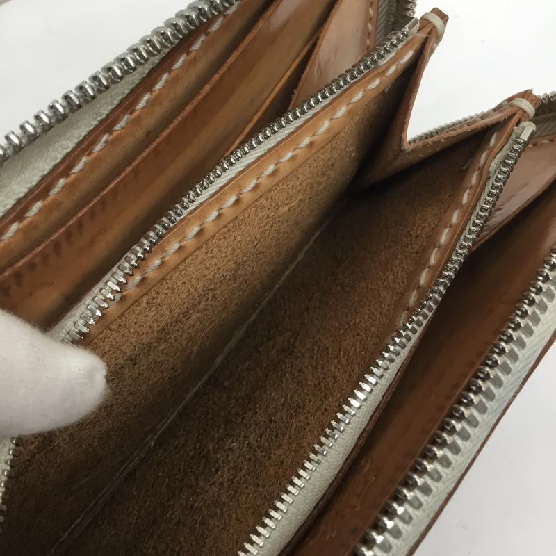 ユーズドクロージング used clothes 財布 長財布 ビーズ屋公ちゃん 無地 茶 / ブラウン /  メンズ USED 古着 中古 10105903