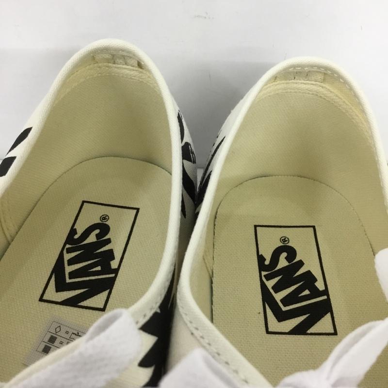 バンズ VANS スニーカー スニーカー 500714 AUTHENTIC 28cm 箱有 28.0cm 総柄 アイボリー / アイボリー /  メンズ USED 古着 中古 10150240