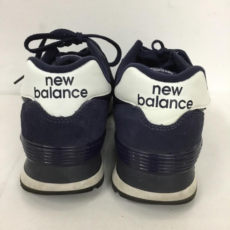 ニューバランス New Balance スニーカー スニーカー ML574EN2 27cm 27.0cm ロゴ、文字 紺 / ネイビー /  メンズ USED 古着 中古 10128978